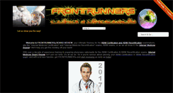 Desktop Screenshot of gofrontrunners.com
